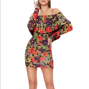 NWT - Ria Off the Shoulder Long Sleeve Minidress